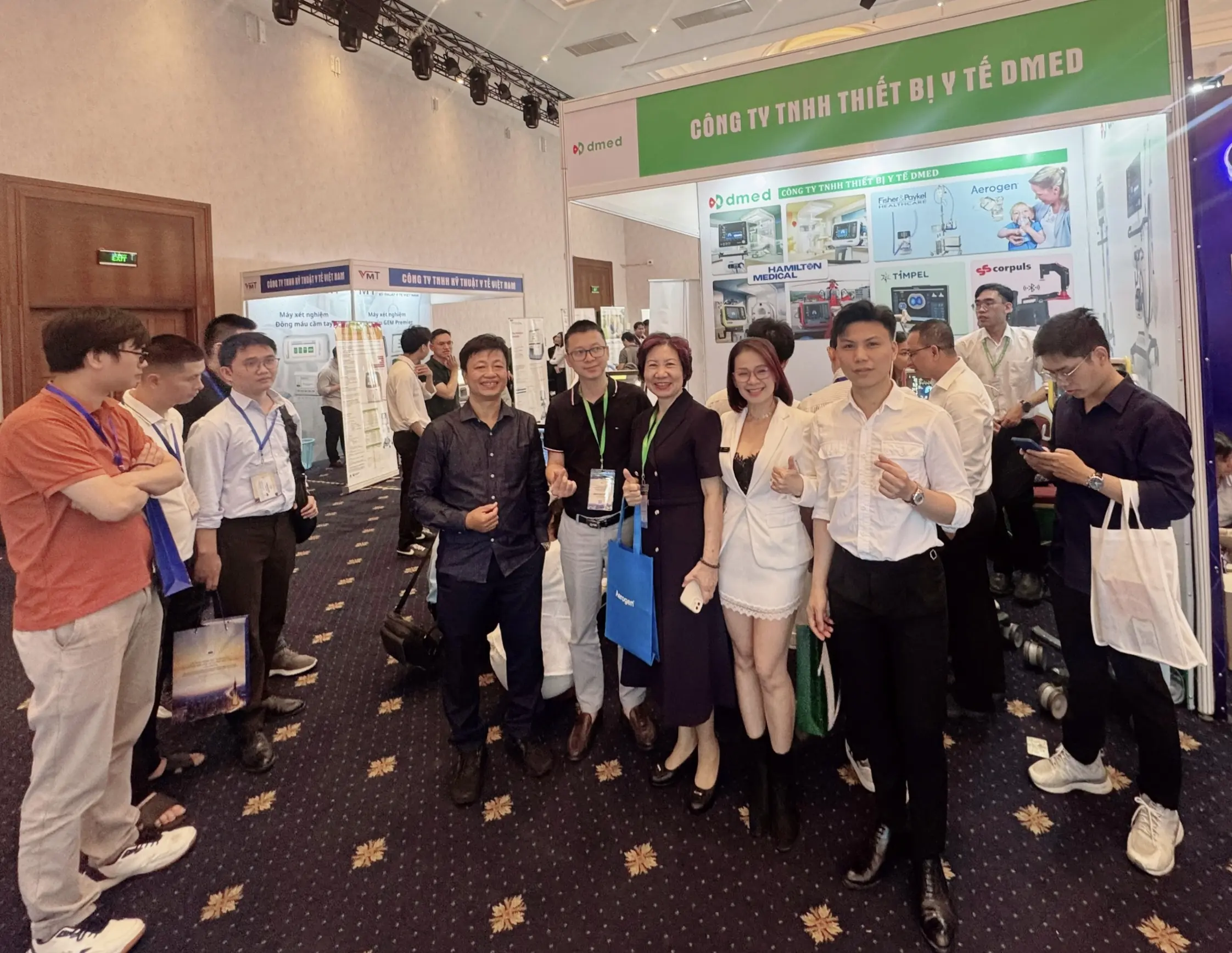 DMED booth in Ho Chi Minh City — photo 1