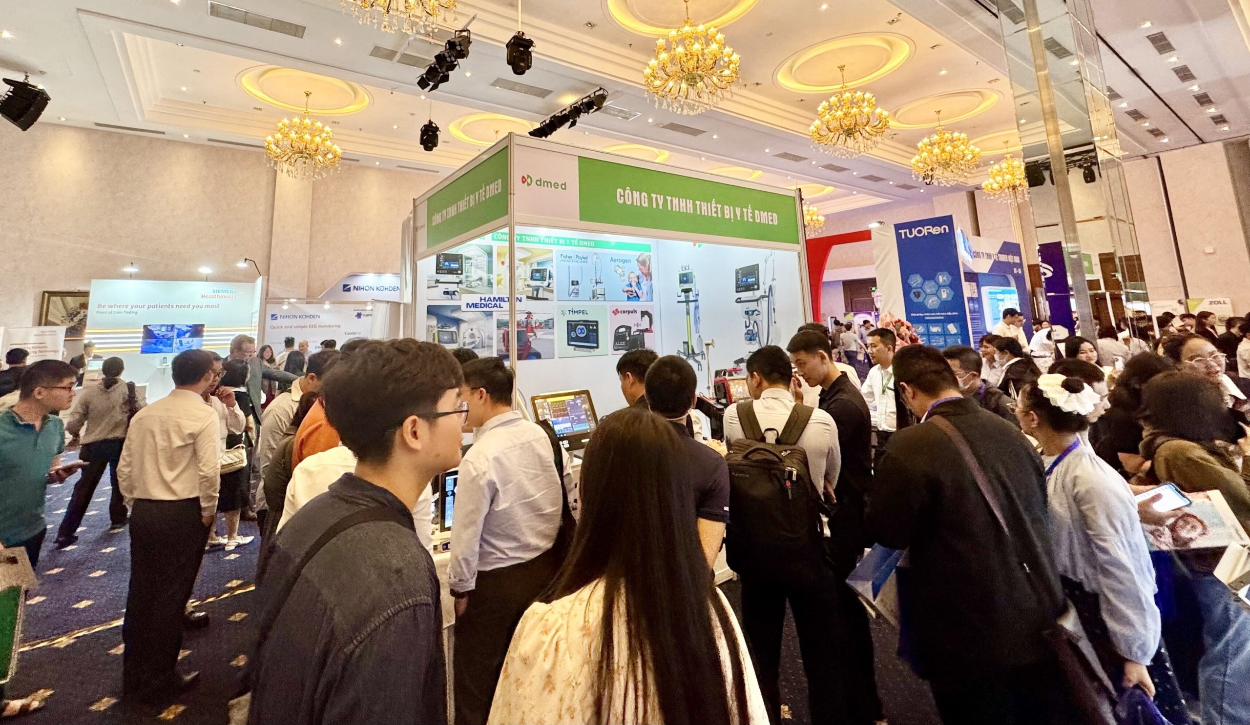 DMED booth at the 26th National Scientific Conference of the Vietnamese Society of Intensive Care, Emergency & Toxicology, Ho Chi Minh City (2–3 April 2026)