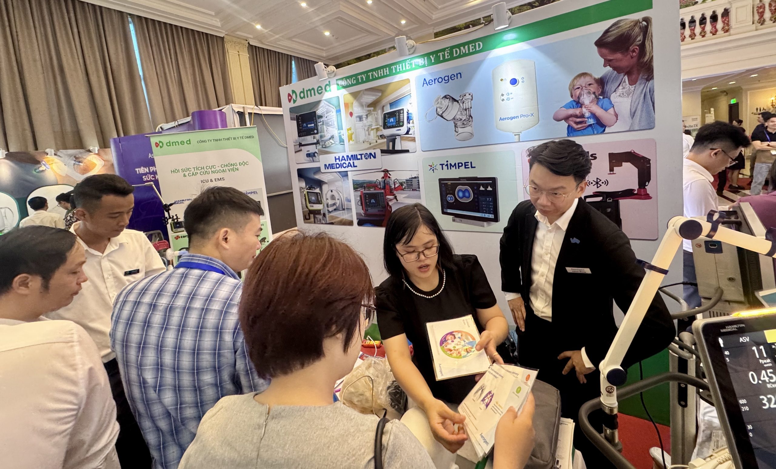 DMED exhibition booth in Ninh Binh — photo 1