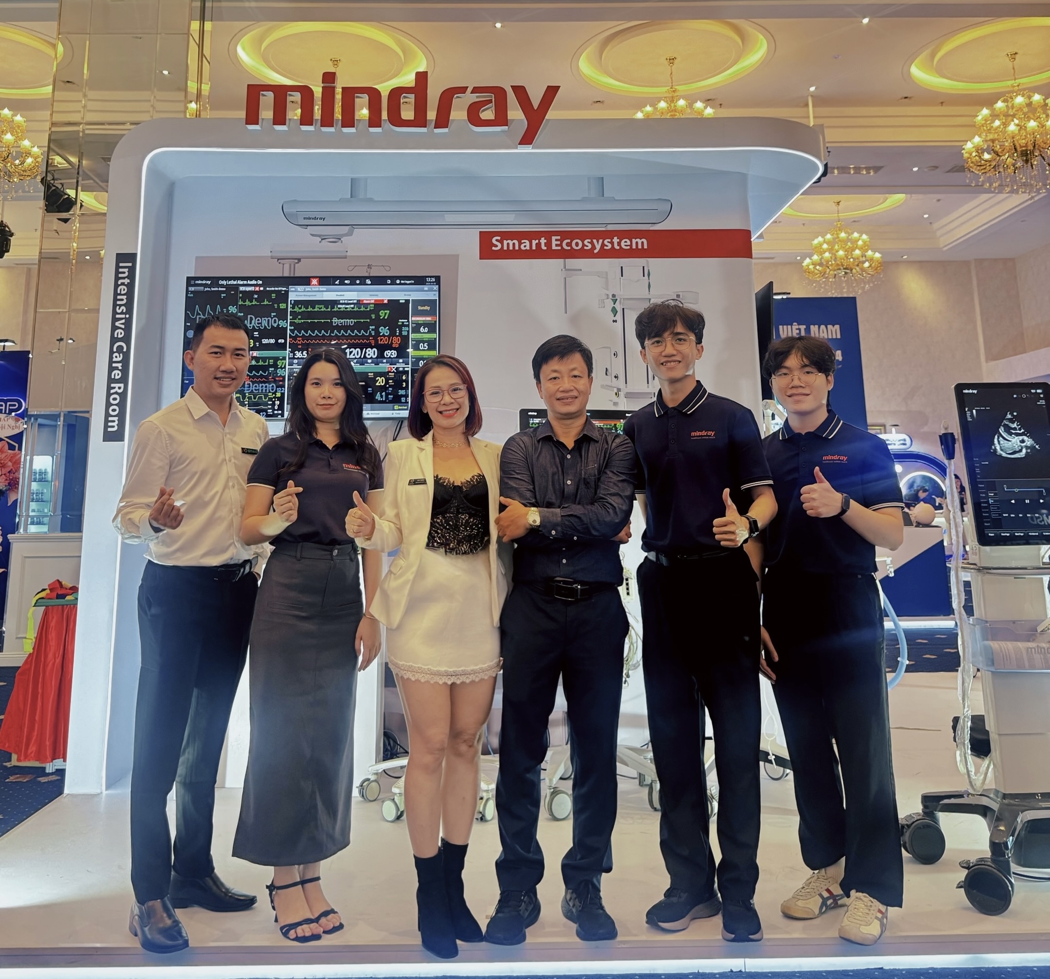 DMED and MINDRAY at the conference — image B