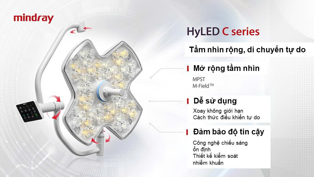 Surgical Light - Model: HyLED C series - 2