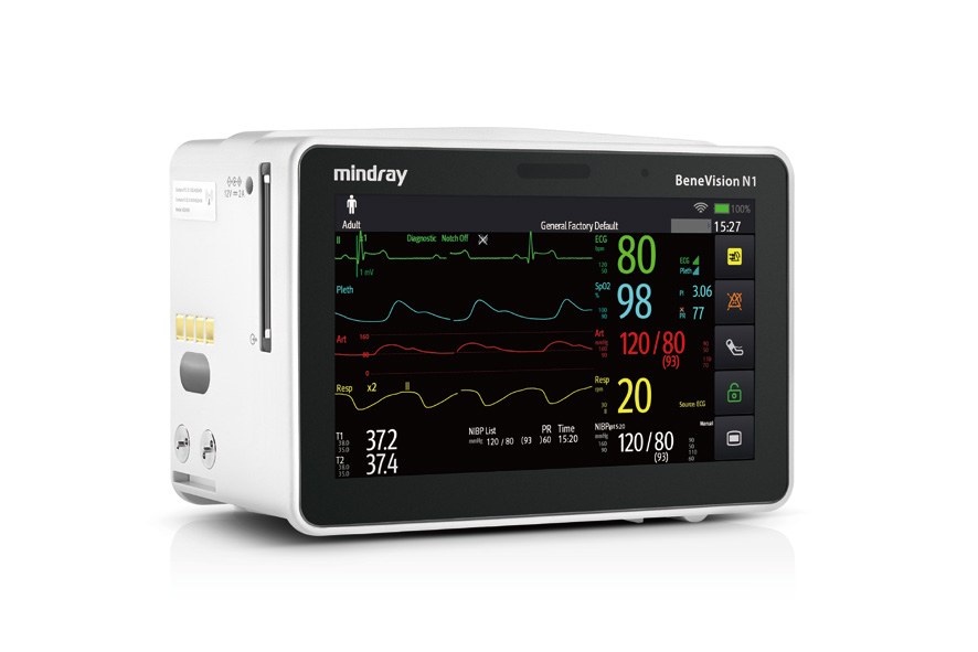 Mindray BeneVision N1 Transport Patient Monitor – 5.5-inch Multi-Purpose Handheld Monitor